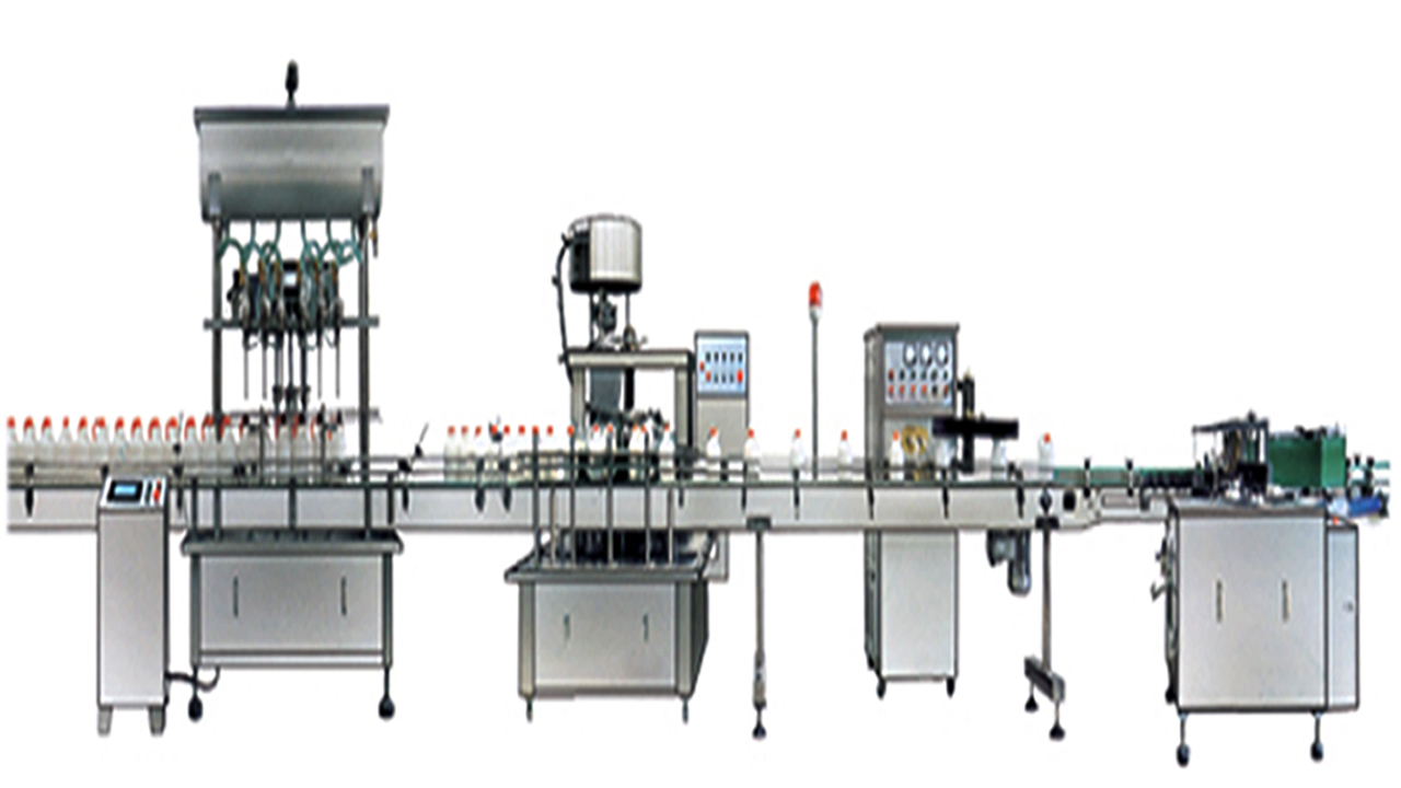 fully automatic production line filling capping sealing linjefyllningslock induktionsförsegling.jpg