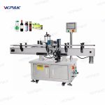 Automatisk linjär klistermärke Wrap-Around etiketteringsmaskin för metallburkar