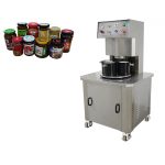 Halvautomatisk vakuumglasburkar förslutningsmaskin för stängning av metalllock