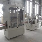 Automatisk vinkelhals flaskfyllnadslina för frätande vätska