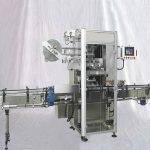 Automatisk etiketteringsmaskin för flasklock med värmekrympande hylsa