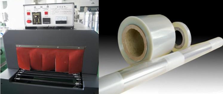 shrinkage tunnel with PE film krymptunnel och pe film.jpg