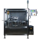 Automatisk försteriliserad injektor spruta fyllning Plugging tätningsmaskin