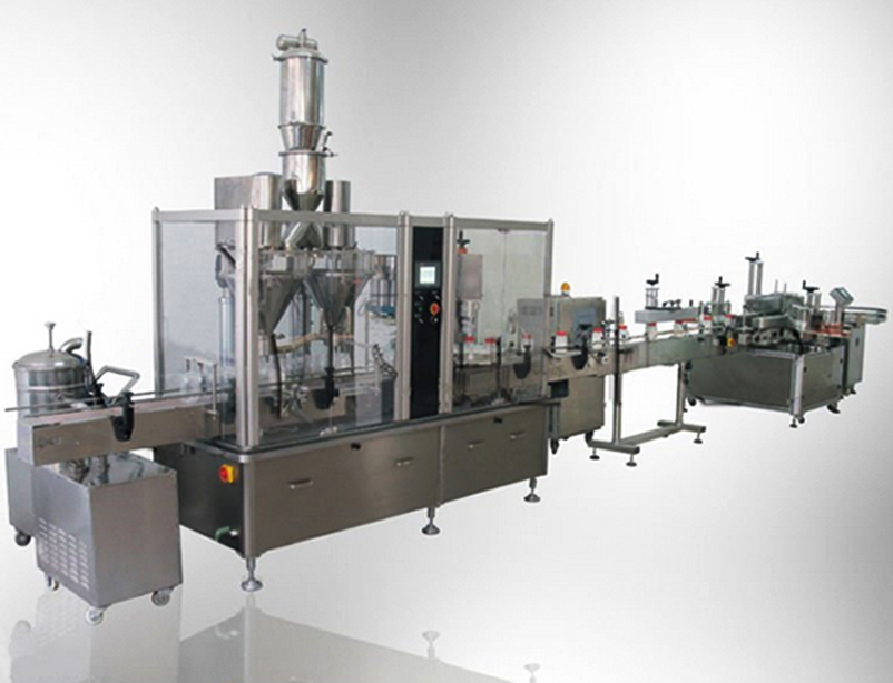 filling sealing capping labeler line for powder milk food pharma fyllning caps labeling line.jpg
