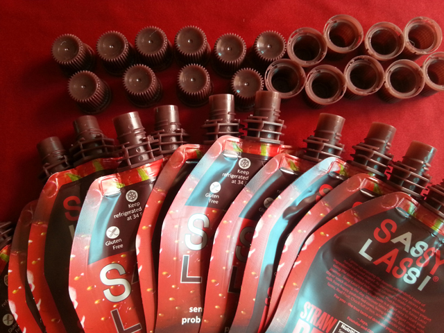 sensationell smakande all naturlig probiotisk jordgubbsyoghurt