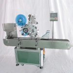 Höghastighets horisontella runda flaskor Flaskor Märkningsutrustning för sprutor