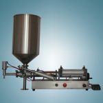 Högviskös jordnötssmörhonungspåfyllningsmaskin med trycksatt behållare