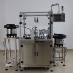 Monoblock liten droppe flaska Tube fyllning Plugging kapslingsmaskin