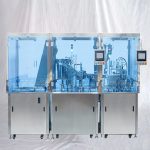 Farmaceutisk förfyllda sprutor Montering påfyllningslockmaskin