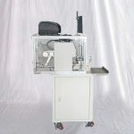 Halvautomatisk kabeltrådsklistermärke Print-Apply Folding Etikettmaskin