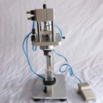 Halvautomatisk pneumatisk bordspressmaskin för parfymglasflaskor