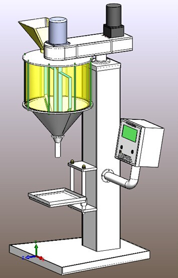 CAD illustration of powder filling machine ritningsillustration för filler.jpg