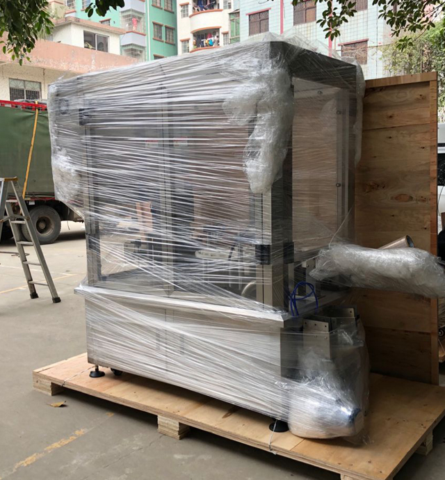 gräddburkar förslutningsmaskin i trälåda